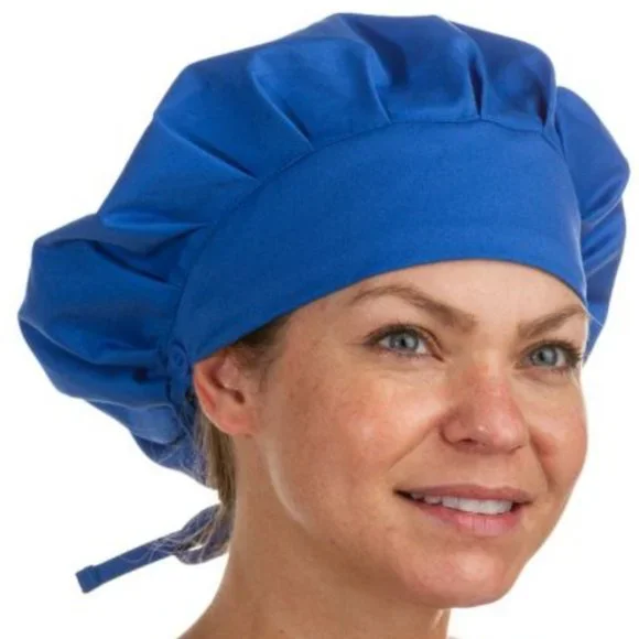 (3) Landau Scrub Bonnet Caps Hats Unisex: Pink - Cupcakes- Blue NEW men women - Picture 3 of 3